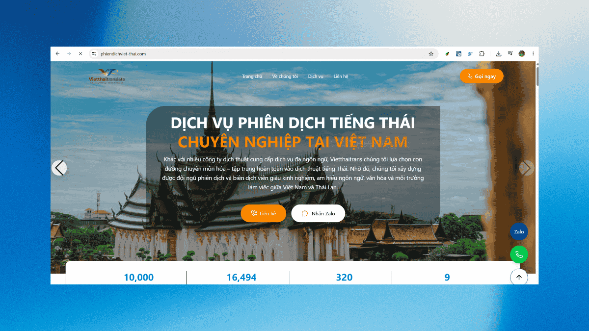 Vietthaitrans - Dịch vụ phiên dịch Việt Thái