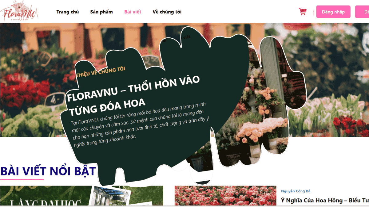 FloraVNU - Shop hoa làng đại học